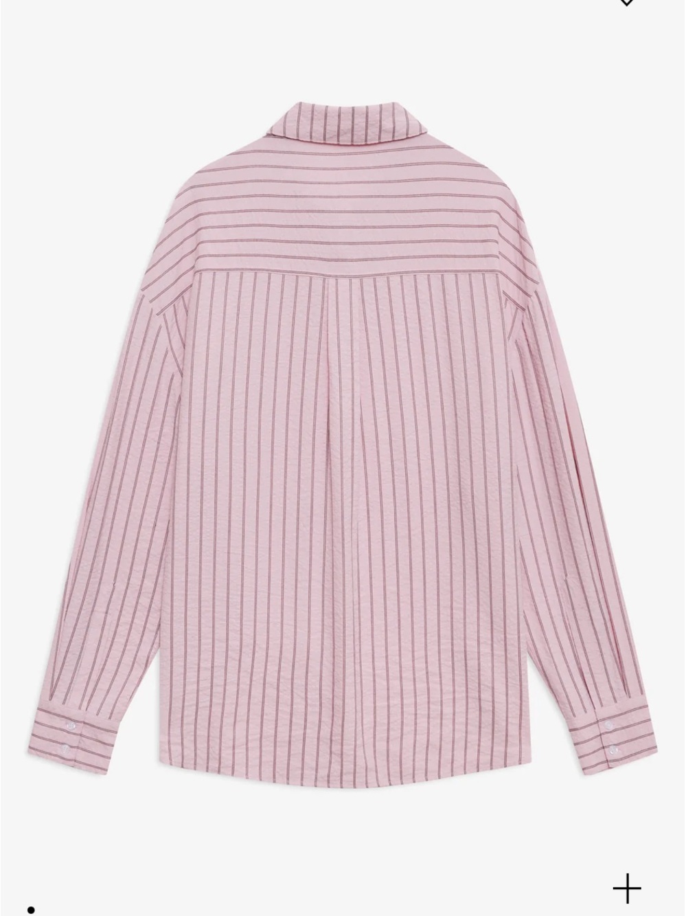 For Love & Lemons Mindy Button-Down Shirt Pink Size XS - Picture 4 of 9